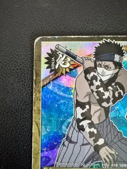 Naruto CCG Zabuza Momochi Holographic Rare Card #1407 - Shonen Jump 2002 Bandai - Image 3