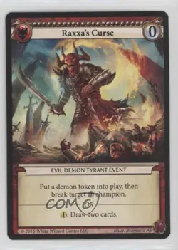2016 Epic Card Game - Tyrants: Hellion's Deceit Raxxa's Curse - Image 1
