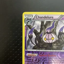 Pokemon 2011 Near Mint NM Chandelure Noble Victories REVERSE Holo 60/101 Card - Image 3