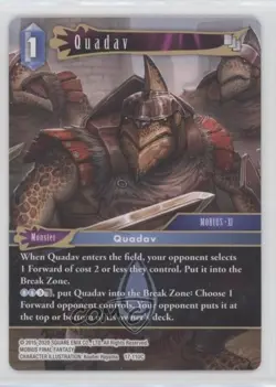2022 Final Fantasy Trading Card Game: Opus 17 Collection Quadav #17-110C - Image 1