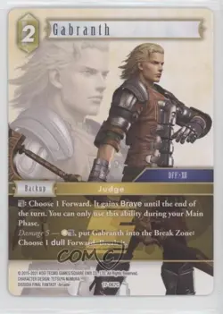 2022 Final Fantasy Trading Card Game: Opus 17 Collection Gabranth #17-067C - Image 1