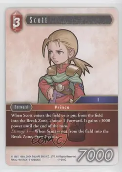 2022 Final Fantasy Trading Card Game: Opus 17 Collection Scott #17-010C - Image 1