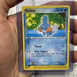 Mudkip - 60/109 Ruby & Sapphire - Pokemon TCG Vintage E-Reader NM/MT Common Card - Image 1