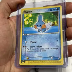 Mudkip - 60/109 Ruby & Sapphire - Pokemon TCG Vintage E-Reader NM/MT Common Card - Image 2