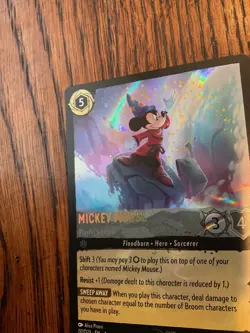 Disney Lorcana D23 (2024) Mickey Mouse Playful Sorcerer Card - Image 3