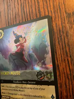 Disney Lorcana D23 (2024) Mickey Mouse Playful Sorcerer Card - Image 4