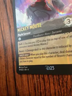 Disney Lorcana D23 (2024) Mickey Mouse Playful Sorcerer Card - Image 5