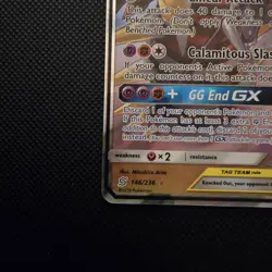 Pokemon TCG Garchomp Giratina Tag Team GX Unified Minds Holo Ultra Card 146/236 - Image 5