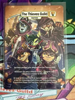 Neopets Battledome TCG War for the Obelisk UR The Thieves Guild Faction Card - Image 1