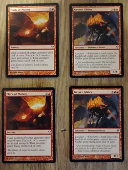 Magic MTG Red Cards Lot: Zendikar Goblins, Traps, Rare & Uncommons - Image 3