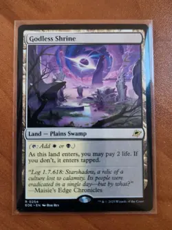Magic MTG Godless Shrine EOE 0254 Regular Rare - NM condition - Image 1