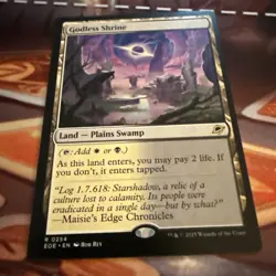 Magic MTG Godless Shrine EOE 0254 Regular Rare - NM condition - Image 1