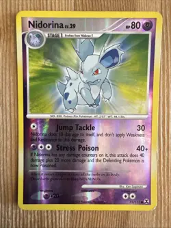Nidorina - 73/111 - Common Reverse Holo MP, English Pokemon Rising Rivals - Image 1