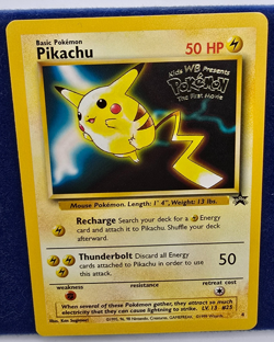 Pokemon Black Star WB First Movie Promo Pikachu 4 NM/NM+ WOTC Free Ship! - Image 2
