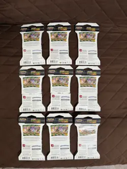 (9) Pokemon Evolving Skies TCG Sleeved Booster Pack Brand New Factory Sealed - Image 2