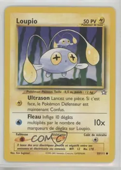 Chinchou French Pokemon Neo Genesis #55 2000 - Image 1