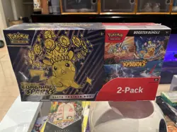 Pokemon TCG Surging Sparks ETB & Booster Bundle Costco 2-pack | Factory Sealed - Image 1