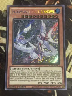 Yugioh: Floowandereeze & Snowl - BODE-EN012 - Secret Rare - 1st Edition - NM - Image 1