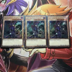 Yugioh! Dunkler Magier Set - 6x Platinum Secret Rare Alt. Art - 1st Ed English - Image 2