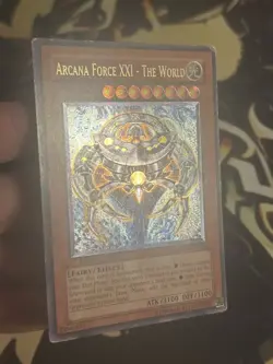 Yugioh: Arcana Force XXI - The World - LODT-EN016 - Ultimate Rare - 1st Ed MP - Image 3