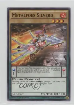 Metalfoes Silverd 1st Ed. YuGiOh Mega-Tins Mega Pack #MP17-EN077 - Image 1