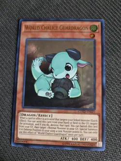 World Chalice Guardragon COTD-EN021 Ultra Rare Unlimited Edition NM Yugioh - Image 1