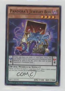 Pandora's Jewelry Box 1st Ed. YuGiOh Mega-Tins Mega Pack #MP17-EN145 - Image 1