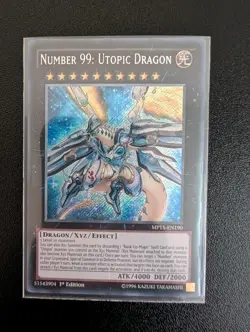 Yugioh! Number 99: Utopic Dragon Secret Rare 1st Edition NM MP15-EN190 - Image 2