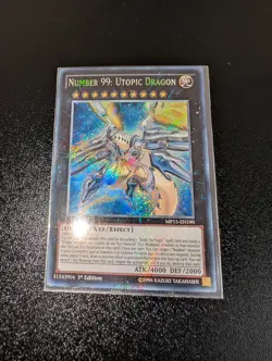 Yugioh! Number 99: Utopic Dragon Secret Rare 1st Edition NM MP15-EN190 - Image 4