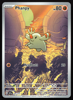 Phanpy 205/191 Surging Sparks Illustration Rare Near Mint Pokemon Card - Image 1