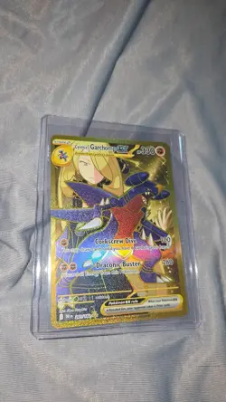 Cynthia's Garchomp EX Hyper Rare Card 241/182 Sv10: Destined Rivals Holo - Image 1