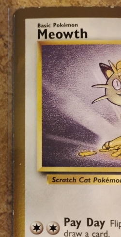 Two Meowth Cards (Gold Bordered Promo) #56/64 Pokemon Card (light play) READ! - Image 2