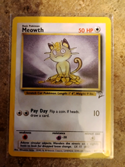 Two Meowth Cards (Gold Bordered Promo) #56/64 Pokemon Card (light play) READ! - Image 3