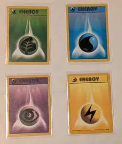 Energy Card Lot Pokemon Base Set Unlimited - Image 1