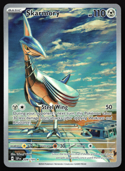 Skarmory 209/191 Surging Sparks Illustration Rare Near Mint Pokemon Card - Image 1