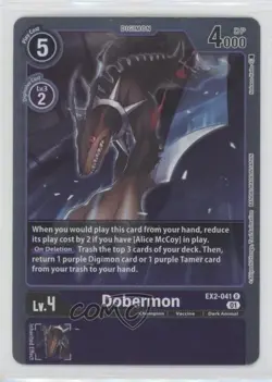 2022 Digimon Card Game - Digital Hazard (EX2) Rare Dobermon #EX2-041 - Image 1
