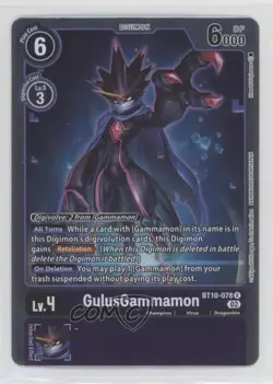 2022 Digimon Card Game - Xros Encounter GulusGammamon #BT10-078 - Image 1