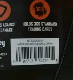 3 CardGuard Trading Card Folio Portfolio Binder 9-Pocket Holds 360 Cards - Image 3