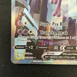 Mewtwo V 72/78 - Pokemon GO - Full Art - Alt Art Ultra Rare Pokemon Card - Image 4