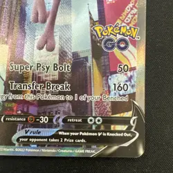 Mewtwo V 72/78 - Pokemon GO - Full Art - Alt Art Ultra Rare Pokemon Card - Image 5
