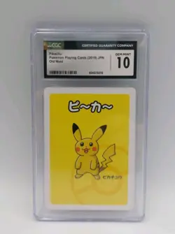 CGC 10 - Pikachu- Old Maid 2019 JPN Pokemon Japanese Babanuki Playing Card Mint - Image 1