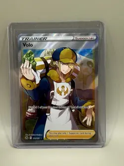 Volo 151/159 Crown Zenith Full Art Ultra Rare Pokemon Trading Card Near Mint - Image 1