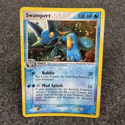 Swampert 5/17 Holo Rare Pop Series 1 Pokemon Card TCG - Image 1