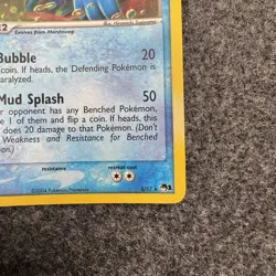 Swampert 5/17 Holo Rare Pop Series 1 Pokemon Card TCG - Image 4
