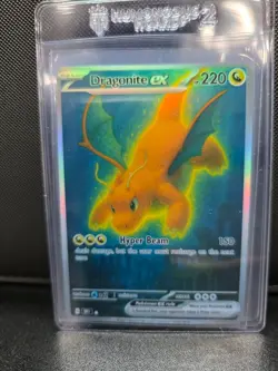 CUSTOMmade madeTOorder full art holo pokemon card PTL858 Dragonite - Image 1