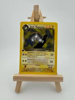 Pokemon TCG Team Rocket Dark Magneton 28/82 Regular 1st Edition Card - Image 1