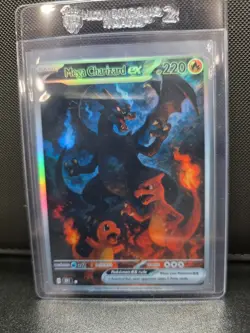 CUSTOMmade madeTOorder full art holo pokemon card PTL855 Mega Charizard - Image 1
