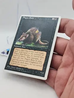 Plague Rats MISPRINT MISCUT OFF CENTER 4th Edition MTG Magic *CCGHouse* - Image 3