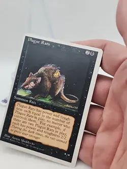 Plague Rats MISPRINT MISCUT OFF CENTER 4th Edition MTG Magic *CCGHouse* - Image 4