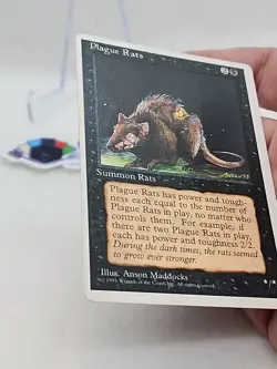 Plague Rats MISPRINT MISCUT OFF CENTER 4th Edition MTG Magic *CCGHouse* - Image 5